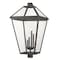 Z-Lite Talbot 4 Light Outdoor Post Mount Fixture, Oil Rubbed Bronze And Seedy 579PHXLXR-ORB - alternate 1